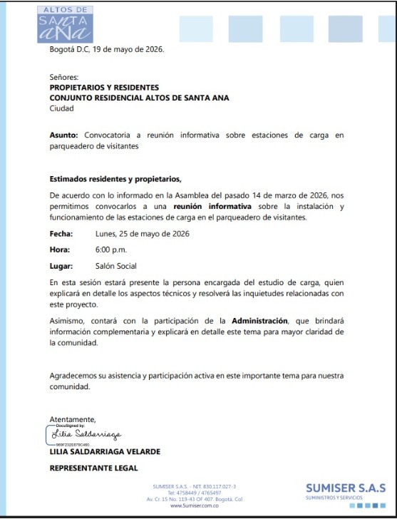 INVITACION REUNION CARGADORES ELECTRICOS